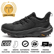 HOKA One One Kaha 2 Low GoreTex Black Sepatu Hiking