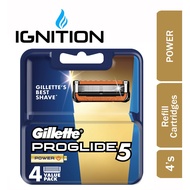 Gillette Men ProGlide 5 Power System Razor Blades (4 Pcs)