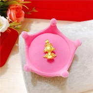 Vietnam Sand Gold Pendant Female Simulation Clavicle Necklace Pendant Long Not Fade Gold Plated Sing