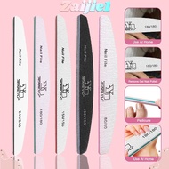 ZAIJIEEE Sandpaper Nail File, Double Sided 80/100/150/180/240Grit Nail File, Durable Professional Na