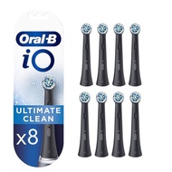 FOR  Oral-B iO Ultimate Clean Toothbrush Heads Pack of 8 Counts ，black