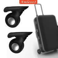 [Amleso1] 2Pcs Luggage Wheels Replacement Smooth Replace Parts Luggage Suitcase Wheels