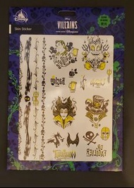 香港迪士尼樂園萬聖節夜光紋身貼紙hong kong Disneyland Halloween skin stickers glow in dark