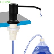 LONNGZHUAN Soap Dispenser No-spill Bathroom Extension Tube Detergent Water Pump Lotion Dispenser
