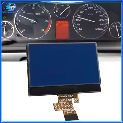 1pc LCD Display Dashboard Instrument Cluster A2C53119649 9658138580 For Peugeot 407 407SW 407 Coupe 