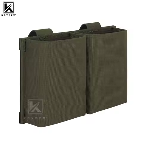 KRYDEX Tactical 5.56 Double Magazine Pouch Nylon Molle Mag Carrier Holster For M4 AR M16 Hunting Gun