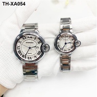 Couple watch automatic movement waterproof calendar men and women leisure retro quartz