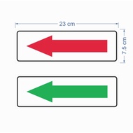 ARROW DIRECTION STICKER