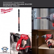 MILWAUKEE SHOCKWAVE DOUBLE END BIT PH2 SCREWDRIVER BIT 1pcs