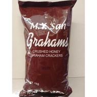 Graham cracker crumbs 1KG are made by crushing graham crackers