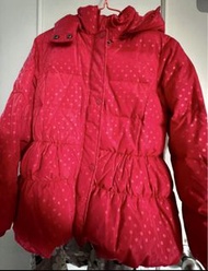 新年bossini 紅色圓點羽絨外套