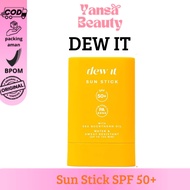 DEW IT - Sun Stick SPF 50+ PA++++ 17gr Sunscreen Stick Sunblock Stick Sunscreen BPOM