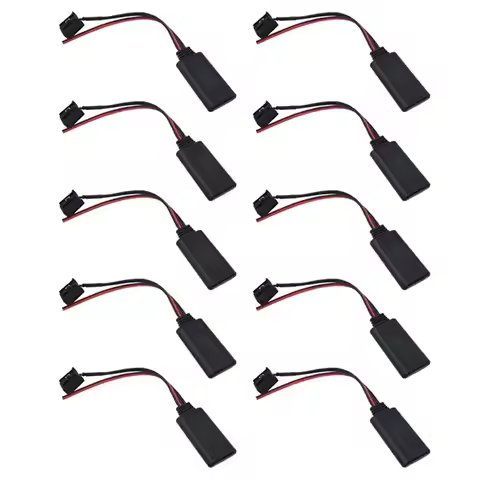 10X Car Bluetooth Receiver Bluetooth Module AUX-In Audio Music Adapter 12Pin Port For BMW X5 X3 Z4 E
