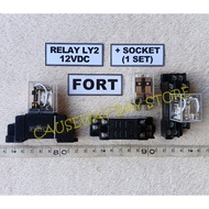 LY2 12VDC Relay + FORT Socket