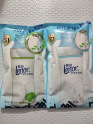 Lenor衣物清香珠455ml                            與衣物同時放洗衣機清洗                                 **毋需再使用柔順劑** 