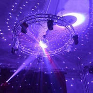 (YTSN) 2X Silver Mirror Disco Ball Hanging Ball with Hanging Ring for Light Effect , Home Decoration
