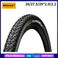 Continental ยางรถจักรยาน Race Kingยางรถ26 27.5 29 2.0 2.2 MTB ป้องกันการเจาะ180TPI ยางรถพับได้ยางจัก