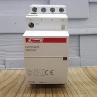 Modular Contactor 4 Pole 25 Ampere 4NC Himel HDCH8S25404