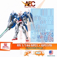 [Snow Flame] Waterslide Decal - RG 1/144 00 Raiser / 00R Trans Am (Fluo) GNR-010 Model Kit Water RG1