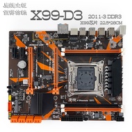 Hexinhongjian11Yingjie X99-D3 2011-v3กระดานหลักเดสก์ท็อปเซอร์เวอร์ DDR3 2011-3 E5-2678V3