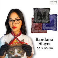 Bandana Slayer Overlimit | Bandana Scarf | Bandana Skena | Scarf | Slayer Bandana | Bandana Slayer S