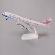 20cm Boeing B747 with wheels for Air China, Taiwan Airlines, China Airlines Triple Model