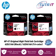 HP 47 Ink Cartridge (Black/Color) (6ZD21AA/6ZD61AA)