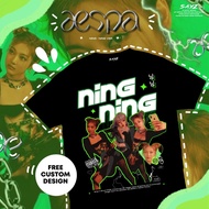 Ready] Aespa Savage Series T-Shirt | Winter | Karina | Giselle | Ning - Ning | Savage Album | My | K