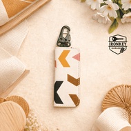 GANTUNGAN Ethnic Motif Car Motorcycle STNK SIM Card Wallet Keychain - Ironkey Garage - A013