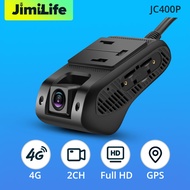 Jimi JC400P 4G Dash Cam With Live Stream 1080P Dual Camera GPS Tracking Wifi Hotspot Multi-alarms Ca