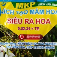 MKP 0-52-34 Gói 1Kg Xuất xứ: Israel - Do Thái GIÚP PHÂN HÓA MẦM HOA dùng cho hoa Lan cây cảnh