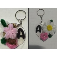 Acrylic Keychain ,Keychain Abjad/ Colorful Keychain