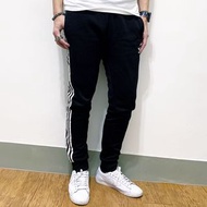 ADIDAS ORIGINALS SST TRACK PANTS 經典復古 三葉草 三線 LOGO 拉鍊口袋 縮口 運動 休閒 鬆緊 長褲 男版 黑色 S號 CW1275 #戶外 TP10