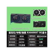 RX580 8G 2304 Full Power RX590 RX5700XT RX6600 XT Black Apple Gaming Dedicated Graphics Card