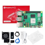 Yahboom Raspberry Pi 5 4GB/8GB Starter Kit with 27W 5.1V/5A Power Adapter Heat Sink and Raspberry Pi