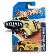 HOT WHEELS ANGLIA PANEL TRUCK YELLOW MOONEYES