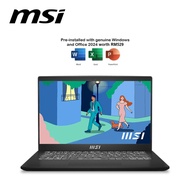 MSI Modern 14 C7M-422 14" FHD Laptop Classic Black ( Ryzen 5 7430U, 16GB, 512GB SSD, ATI, W11, HS )