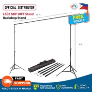 10Ft. Background Stand Photo Video Studio Adjustable Backdrop Stand for Event Photo Shoot Event VMI