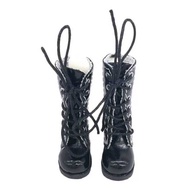 Tilda 3.2cm Boots Blythe Doll Toy,1/6 Mini Leather Dolls for Blyth Azone BJD,Casl Puppet Shoes Acces