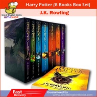(In Stock)   ชุดหนังสือ แฮร์รี่ พอตเตอร์ นวนิยายแฟนตาซี 8 เล่ม Harry Potter (8 books boxed set)