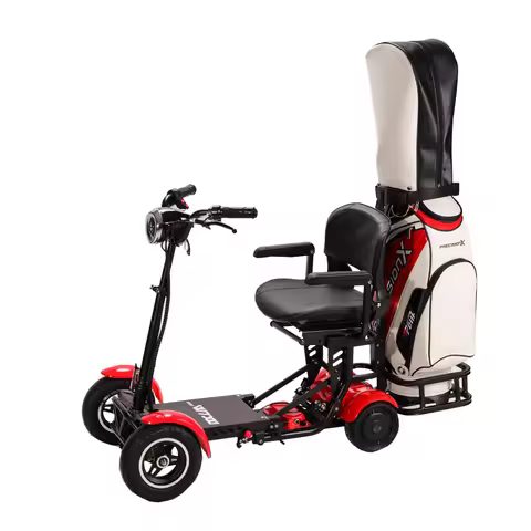 new 4 wheel foldable fat tire adult folding golf cart electric mobility scooter wheelchairs for elde