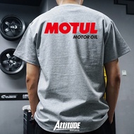 Attitude Modified Car MOTUL Letter Printing Short Sleeve Mott 300V Oil Lubricating Oil 100% High Qua