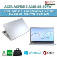 Laptop Acer Aspire 3 a315 - 59fw core i5 ram 8gb ssd 1tb 15.6" fhd