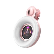 Mobile Phone Macro Lens Fill Light Beautiful Pupil Beauty Selfie Lens For Eyelash Makeup With LED Fi