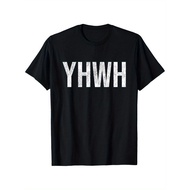 YHWH Tetragrammaton God Yahweh Hebrew Meaning Christian Faith T-Shirt For Men - Cotton Sm Casual Rou