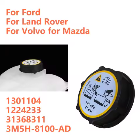 3M5H-8100-AD Expansion Water Coolant Tank Cap Radiator Cover For Ford Focus Land Rover Mazda Volvo