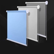 Customized Shutter Office Full Shading Roll-up Type Punch-Free Self-Adhesive Household Kitchen Balcony Lifting Simple Curtain   Household products