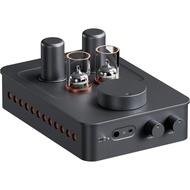 Fosi Audio GR70 Tube Headphone Amp Preamp, Vacuum Tube HiFi Amplifier with 5654W×2 & 6AC7×2, 3.5mm/6