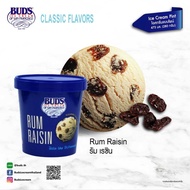 BUDS Ice Cream Rum Raisin 473 ml (280g) **ราคาสินค้ารวมค่าจัดส่ง**