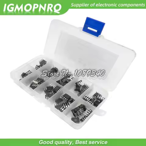 100PCS/lot In common use DIP IC kit NE555 UC3842 UC3843 UC3845 24C02 24C04 24C08 24C16 24C32 24C64 D